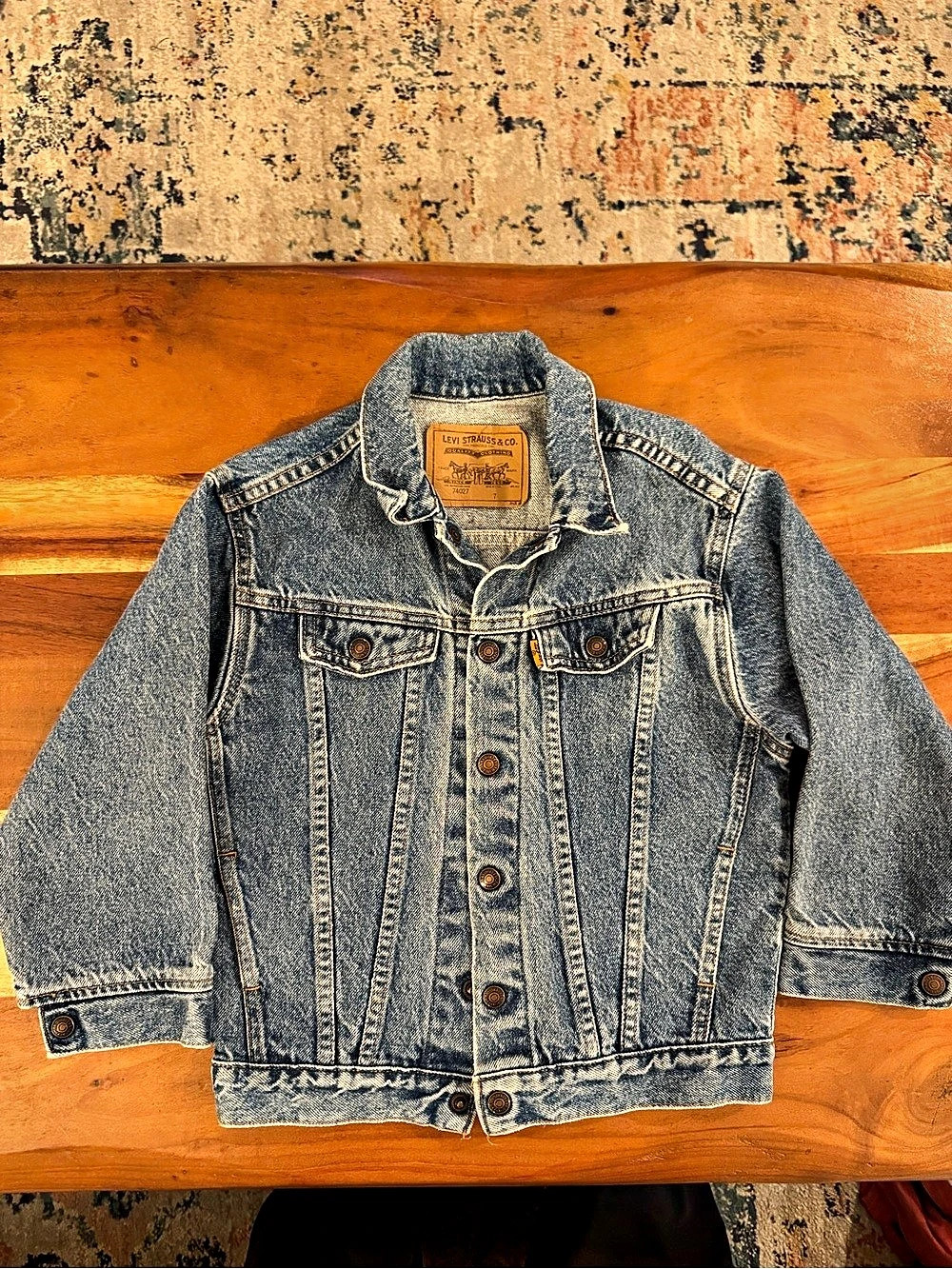 Levi's Little Levi's Denim Trucker Jacket Blue Size 7